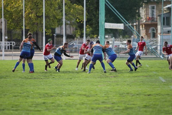 Odessa Oekraïne September 2019 Odessa Rugby Team Polytechnic Kiev Intense — Stockfoto