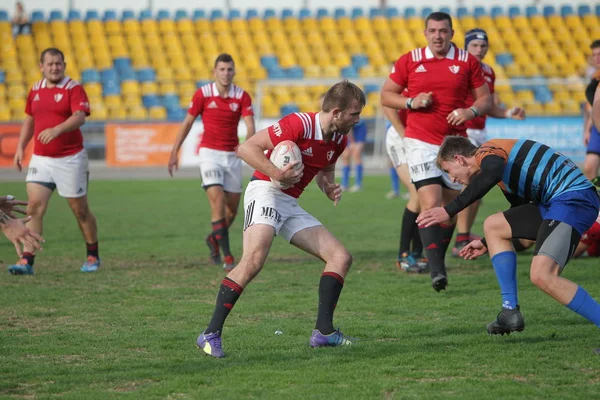 Odessa Ukrayna Eylül 2019 Odessa Ragbi Takımı Kiev Politeknik Rugby — Stok fotoğraf