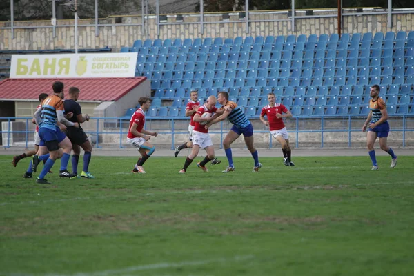 Odessa Ukrayna Eylül 2019 Odessa Ragbi Takımı Kiev Politeknik Rugby — Stok fotoğraf