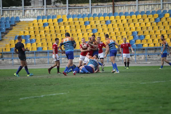 Odessa Ukraine September 2019 Odessa Rugby Team Polytechnic Kiev Intensiver — Stockfoto