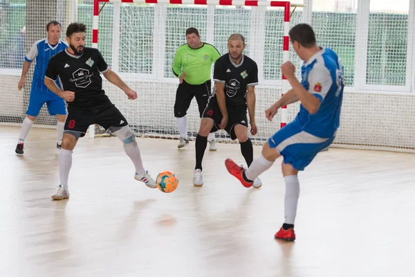 Odessa Ukraine October 2019 Unidentified Local Team Players Play Indoor — Stock Photo, Image