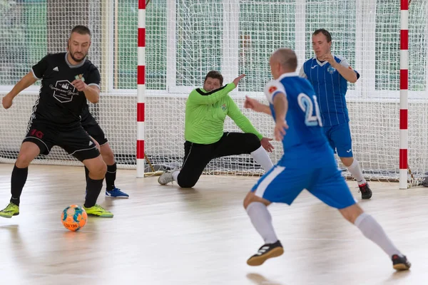 Odessa Ukraine October 2019 Unidentified Local Team Players Play Indoor — Stock Photo, Image