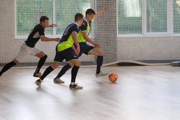 Odessa Ucrânia Outubro 2019 Jogadores Locais Não Identificados Jogam Futebol — Fotografia de Stock