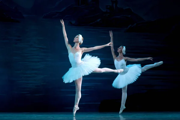 Odessa Ukraine July22 2019 Ballet Balé Clássico Palco Teatro Ópera — Fotografia de Stock