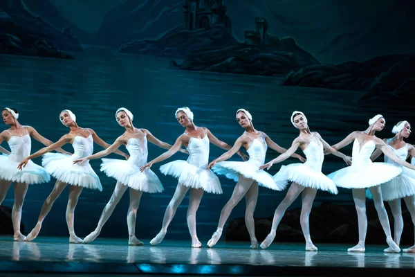 Odessa Ukraine July22 2019 Ballet Balé Clássico Palco Teatro Ópera — Fotografia de Stock