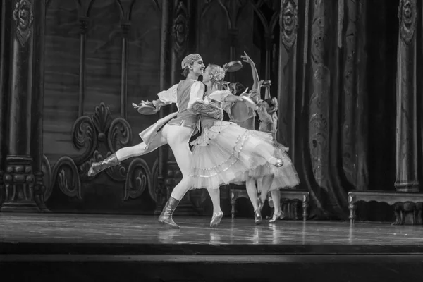 Odessa Ukrajna July22 2019 Balett Klasszikus Balett Színpadon Odessza Opera — Stock Fotó