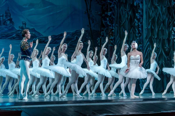 Odessa Ukraine July22 2019 Ballet Balé Clássico Palco Teatro Ópera — Fotografia de Stock