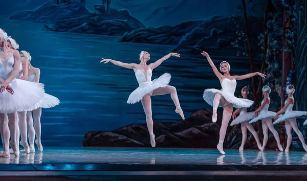 Odessa Ukraine July22 2019 Ballet Balé Clássico Palco Teatro Ópera — Fotografia de Stock