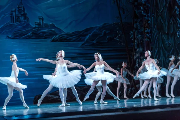 Odessa Ukraine July22 2019 Ballet Balé Clássico Palco Teatro Ópera — Fotografia de Stock