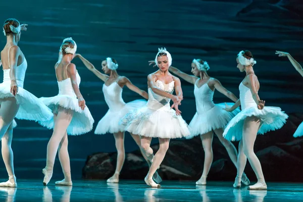 Odessa Ukraine July22 2019 Ballet Balé Clássico Palco Teatro Ópera — Fotografia de Stock