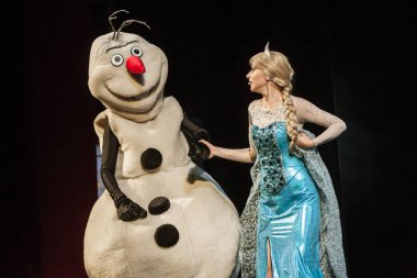 Odessa, Ukrayna - 14 Temmuz 2019: Çocuk müzikal performansı 