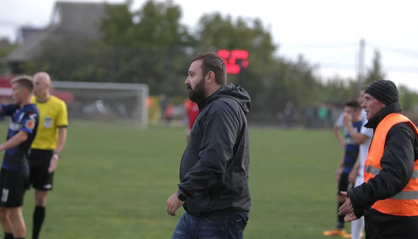 Odessa Ukraine Oktober 2019 Fußballfans Rannten Mit Feuerwerkskörpern Und Rauchbomben — Stockfoto