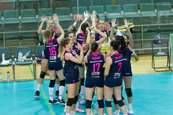 Odessa Sur Ucrania Octubre 2019 Campeonato Europeo Voleibol Femenino Mujer —  Fotos de Stock