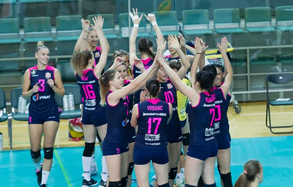 Odessa Süden Ukraine Oktober 2019 Volleyball Europameisterschaft Der Frauen Weiblich — Stockfoto