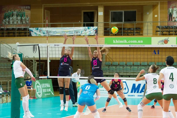 Odessa Süden Ukraine Oktober 2019 Volleyball Europameisterschaft Der Frauen Weiblich — Stockfoto