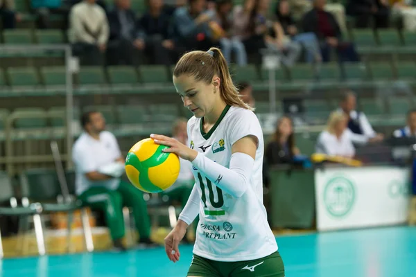 Odessa Sur Ucrania Octubre 2019 Campeonato Europeo Voleibol Femenino Mujer — Foto de Stock