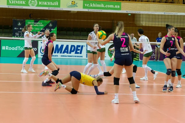 Odessa Południe Ukraina Października 2019 Mistrzostwa Europy Siatkówce Kobiet Kobieta — Zdjęcie stockowe
