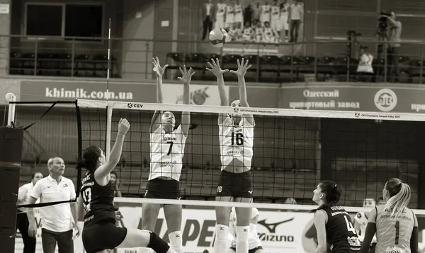 Odessa Sul Ucrânia Outubro 2019 Campeonato Europeu Voleibol Feminino Feminino — Fotografia de Stock