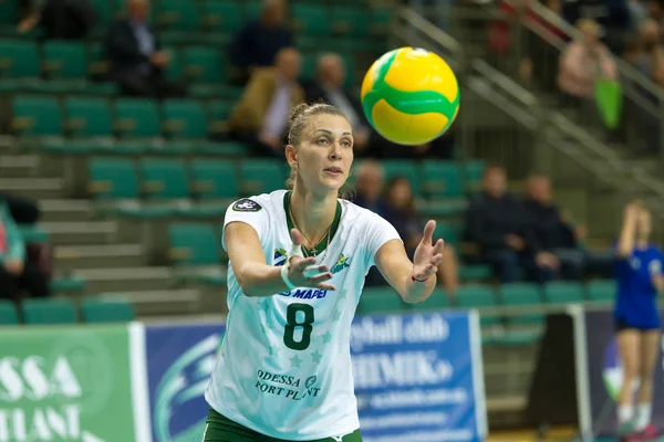 Odessa Sur Ucrania Octubre 2019 Campeonato Europeo Voleibol Femenino Mujer — Foto de Stock