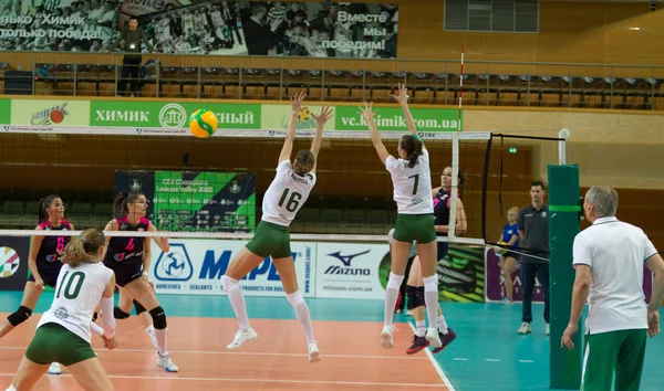 Odessa South Ukraine October 2019 Women European Volleyball Championship Женщина — стоковое фото