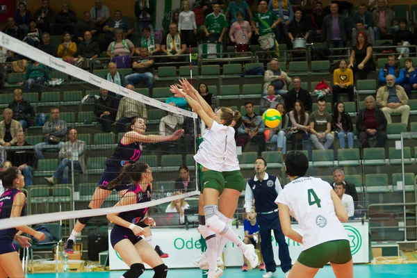 Odessa Güney Ukrayna Ekim 2019 Avrupa Bayanlar Voleybol Şampiyonası Dişi — Stok fotoğraf