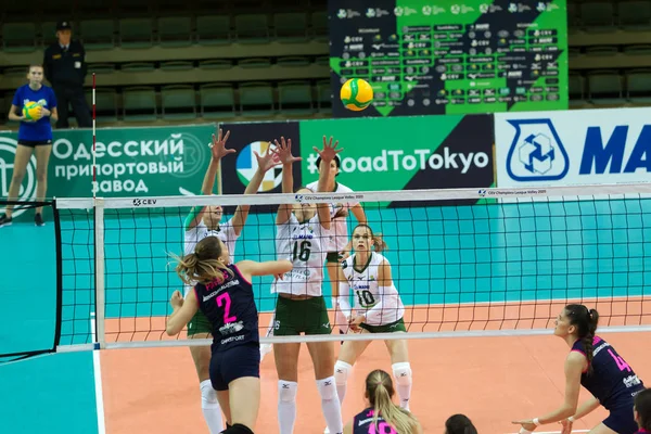 Odessa South Ukraine October 2019 Women European Volleyball Championship Женщина — стоковое фото