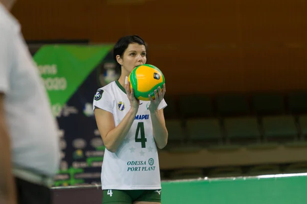 Odessa Sur Ucrania Octubre 2019 Campeonato Europeo Voleibol Femenino Mujer — Foto de Stock