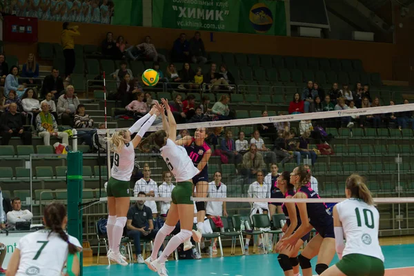 Odessa Güney Ukrayna Ekim 2019 Avrupa Bayanlar Voleybol Şampiyonası Dişi — Stok fotoğraf