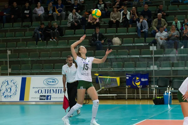 Odessa Sul Ucrânia Outubro 2019 Campeonato Europeu Voleibol Feminino Feminino — Fotografia de Stock