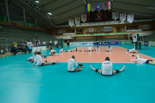 Odessa Güney Ukrayna Ekim 2019 Avrupa Bayanlar Voleybol Şampiyonası Dişi — Stok fotoğraf