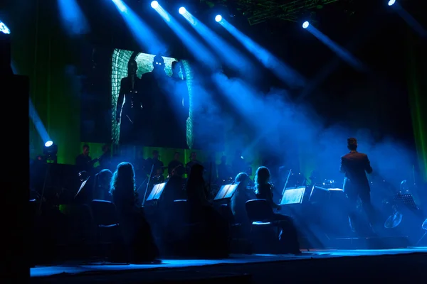 Odessa Ucrania Julio 2019 Concierto Orquesta Sinfónica Andrei Cherny Escenario — Foto de Stock