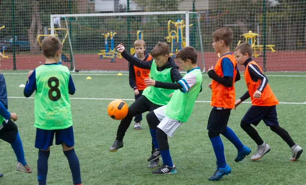 Odessa Ukraina Oktober 2019 Shakhtar Socialt Program För Utveckling Barnfotboll — Stockfoto