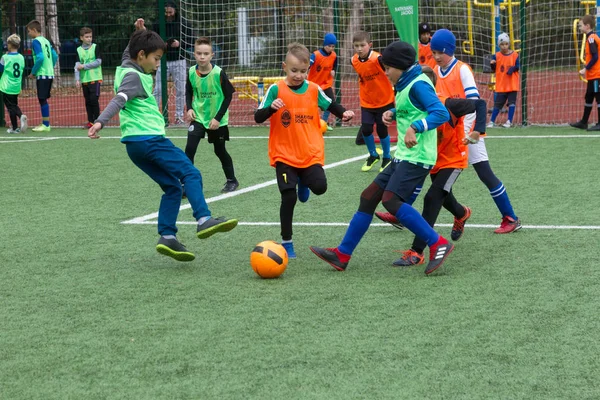 2019年10月26日 乌克兰敖德萨 Shakhtar Social Program Development Children Football Sports Healthy — 图库照片