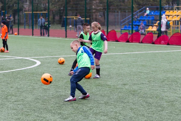 Odessa Ukraina Oktober 2019 Shakhtar Socialt Program För Utveckling Barnfotboll — Stockfoto