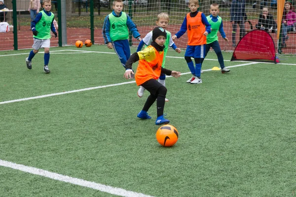 Odessa Ukraine October 2019 Shakhtar Social Program Development Children Football — Stock Photo, Image