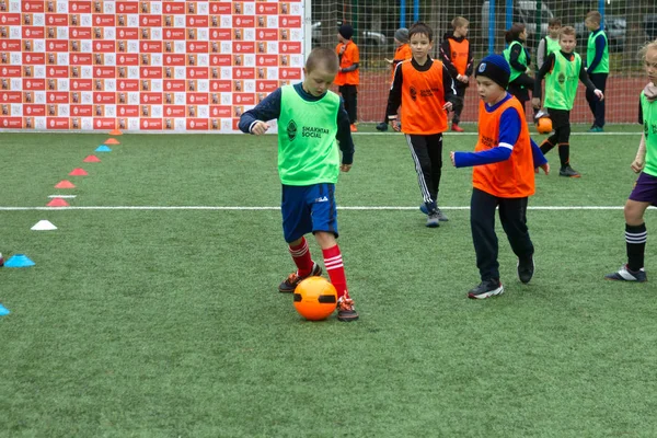 Odessa Ukraine October 2019 Shakhtar Social Program Development Children Football — Stock Photo, Image