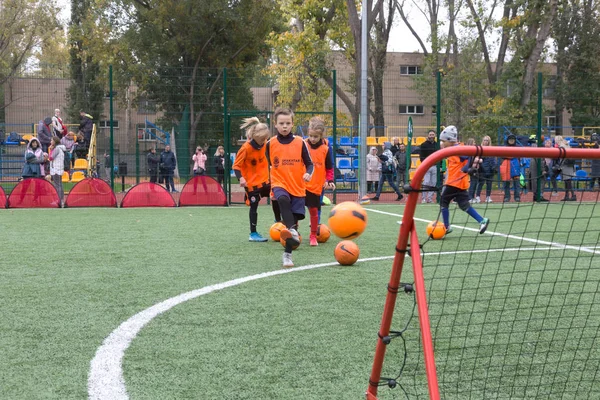 Odessa Ucrania Octubre 2019 Shakhtar Social Program Development Children Football — Foto de Stock