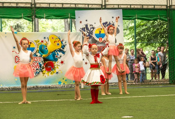 Odessa Ukraine May 2015 Cheerleading Championship Ukraine Children Children Beautiful — Stock Photo, Image