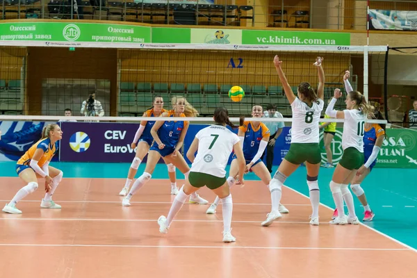 Odessa Yuzhny Oekraïne Oktober 2019 Europees Kampioenschap Volleybal Voor Vrouwen — Stockfoto