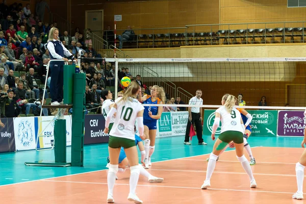 Odessa Yuzhny Ucrania Octubre 2019 Campeonato Europeo Voleibol Femenino Liga — Foto de Stock