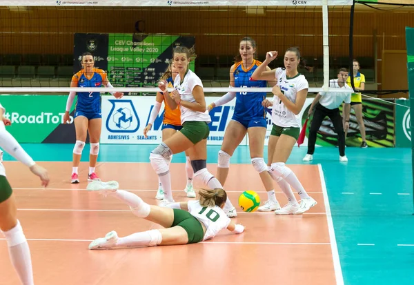 Odessa Yuzhny Ukraine Octobre 2019 Championnat Europe Volleyball Féminin Ligue — Photo