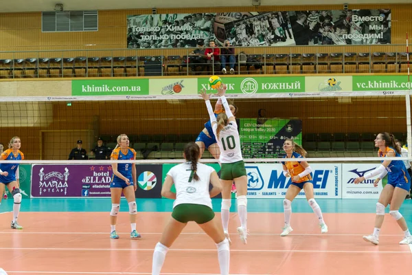 Odessa Yuzhny Ukrayna Ekim 2019 Avrupa Kadınlar Voleybol Şampiyonası Cev — Stok fotoğraf