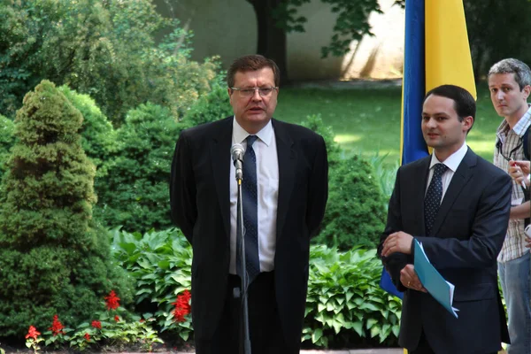 Odessa Ucrania Abril 2011 Ministro Relaciones Exteriores Rusia Sergey Lavrov —  Fotos de Stock