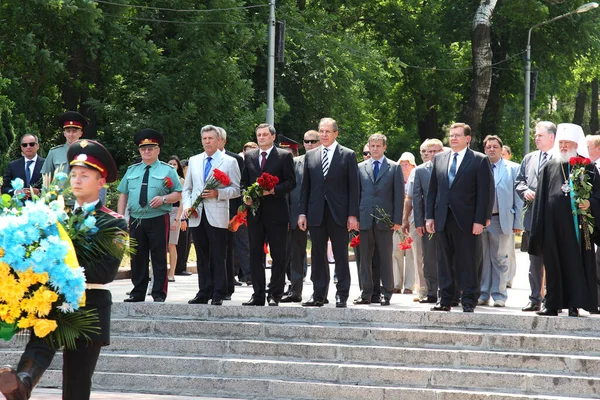 Odessa Oekraïne April 2011 Officieel Bezoek Van Minister Van Buitenlandse — Stockfoto