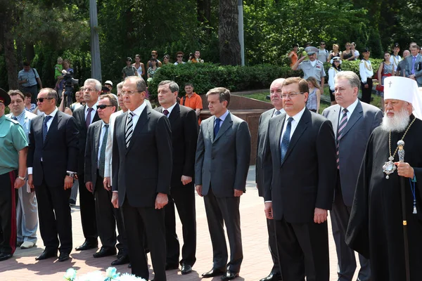 Odessa Ukraina April 2011 Menteri Luar Negeri Rusia Sergey Lavrov — Stok Foto