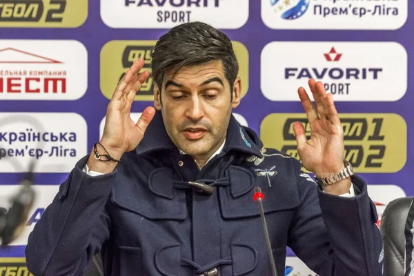 Odessa Ukraine Mars 2019 Legendarisk Berömd Fotbollstränare Paulo Alexandre Rodrigues — Stockfoto