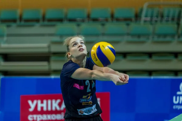 Odessa Ukrayna Kasım 2018 2019 Cev Voleybol Cup Kadınlar Finali — Stok fotoğraf