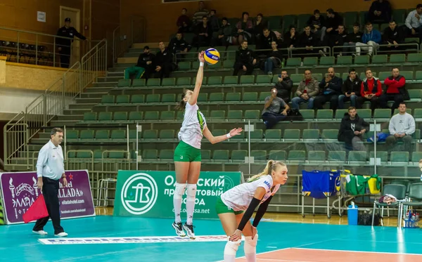 Odessa Ukrayna Kasım 2018 2019 Cev Voleybol Cup Kadınlar Finali — Stok fotoğraf