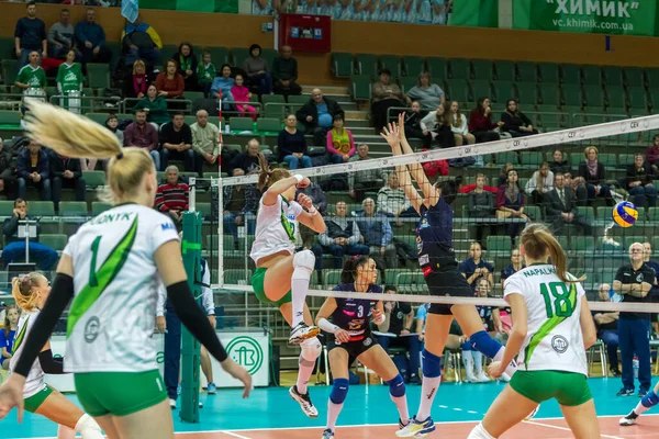 Odessa Ukrayna Kasım 2018 2019 Cev Voleybol Cup Kadınlar Finali — Stok fotoğraf