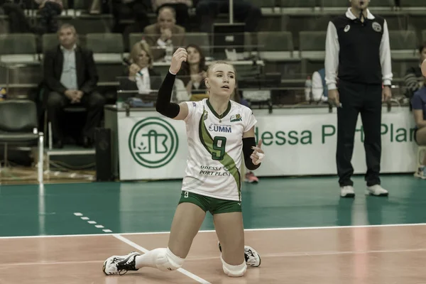 Odessa Ucrania Noviembre 2018 2019 Cev Voleibol Cup Mujeres 16ª — Foto de Stock